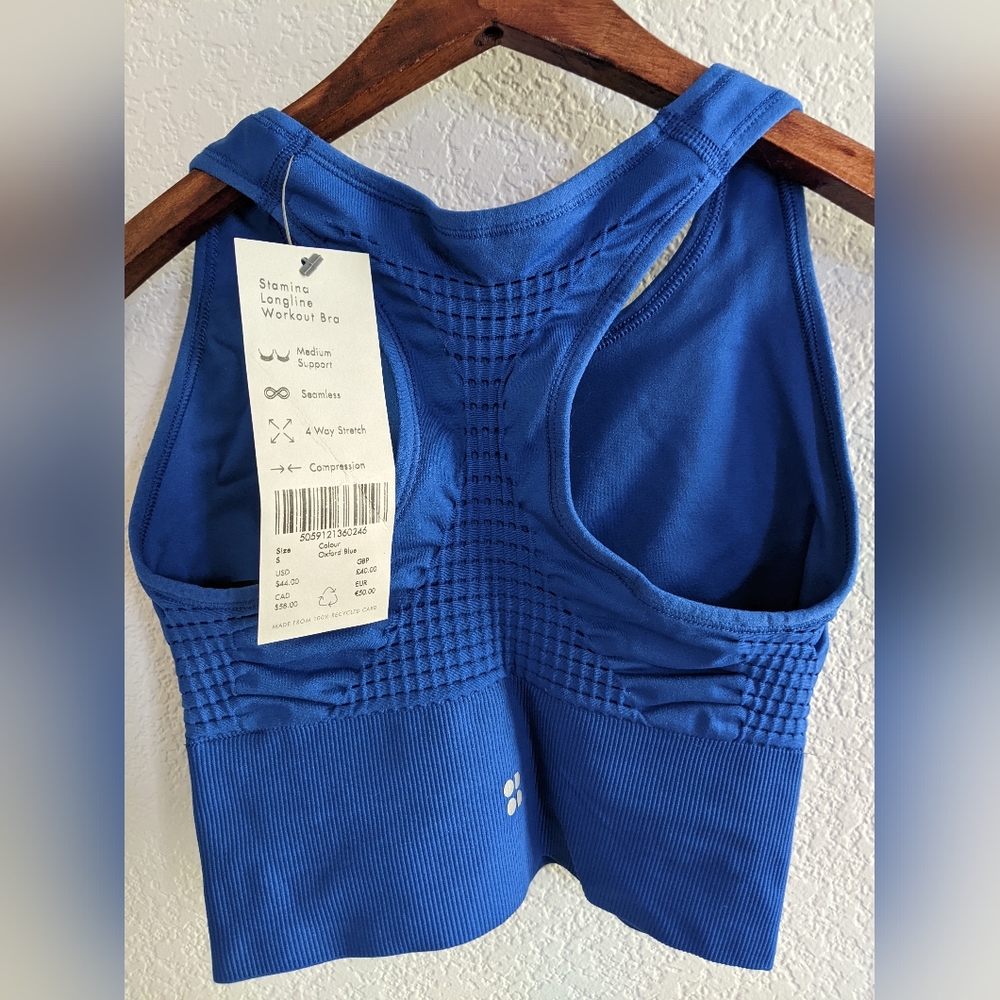 NWT Sweaty Betty stamina longline bra